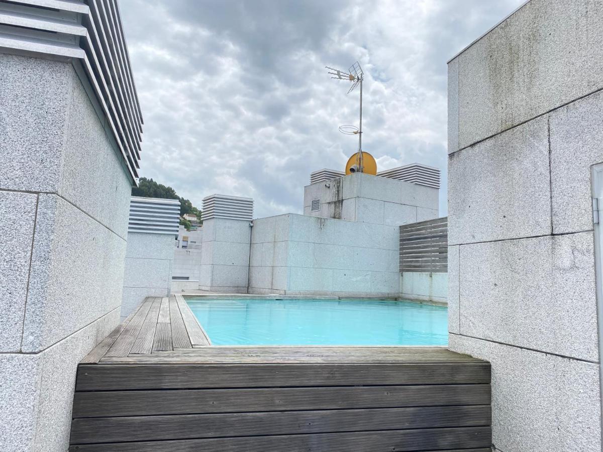 Apartamento Con Piscina Lägenhet Vigo Exteriör bild